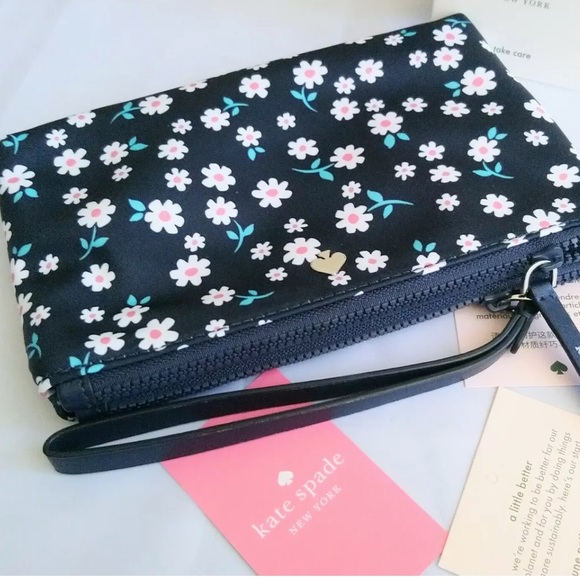 Kate spade karissa floral large backpack wristlet - Picture 10 of 11